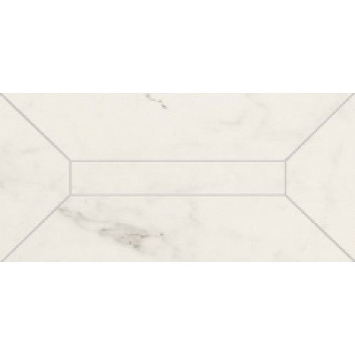 Decor exterior / interior alb 15x30 cm, Marazzi Allmarble Altissimo Lux