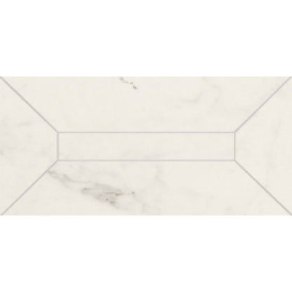 Decor exterior / interior alb 15x30 cm, Marazzi Allmarble Altissimo Lux