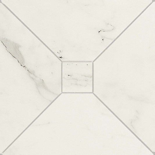 Decor exterior / interior alb 15x15 cm, Marazzi Allmarble Altissimo Lux