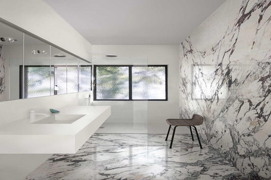 Gresie exterior / interior portelanata rectificata alba 60x60 cm, Marazzi Allmarble Capraia