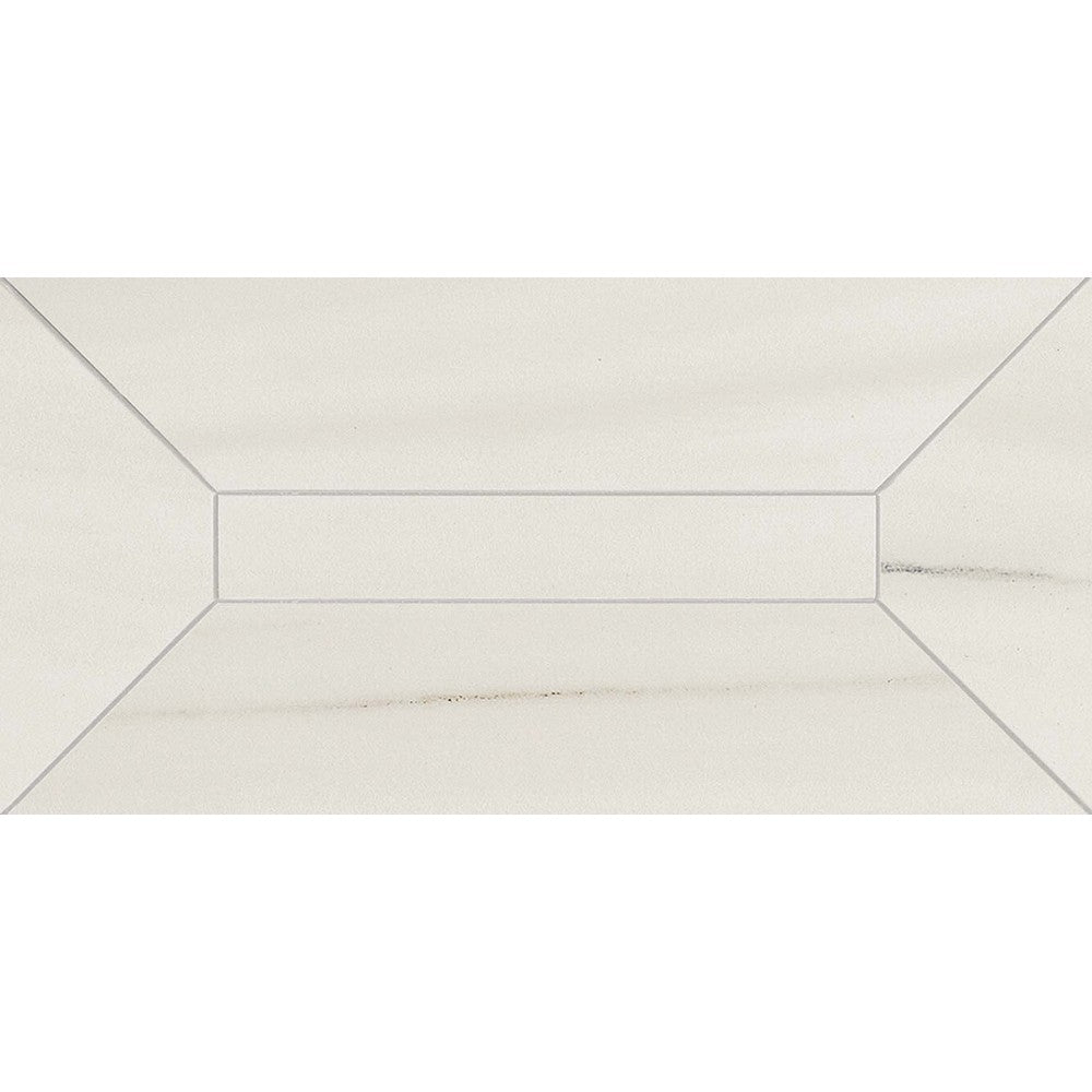 Decor exterior / interior bej 15x30 cm, Marazzi Allmarble Lasa Lux