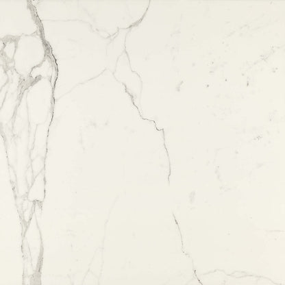 Gresie exterior / interior portelanata rectificata alba 60x60 cm, Marazzi Allmarble Statuario Lux