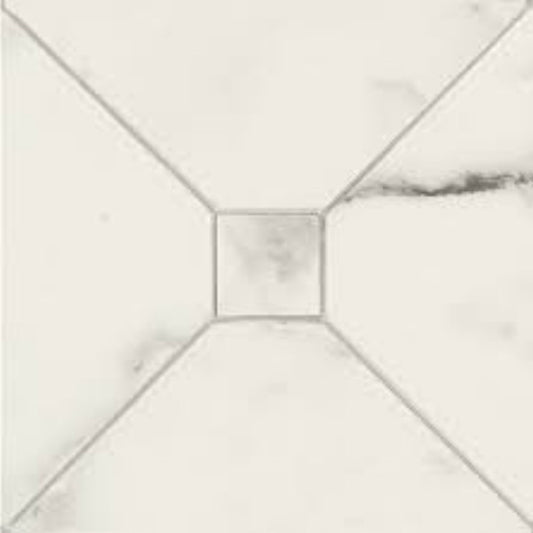Decor exterior / interior alb 15x15 cm, Marazzi Allmarble Statuario Lux