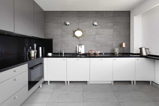 Faianta baie / bucatarie antracit 20x50 cm, Marazzi Appeal Struttura Wind 3D Anthracite