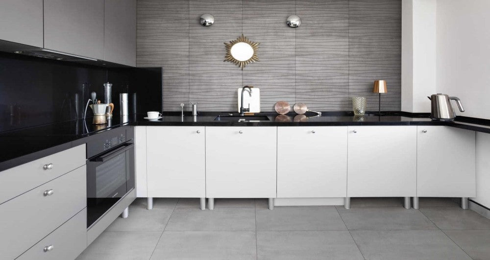 Gresie exterior portelanata rectificata gri 30x60 cm, Marazzi Appeal Strutturato Grey