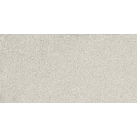 Gresie exterior portelanata rectificata alba 30x60 cm, Marazzi Appeal Strutturato White