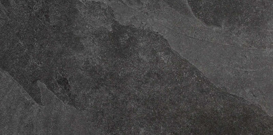 Gresie interior portelanata rectificata antracit 30x60 cm, Marazzi Mystone Ardesia Antracite
