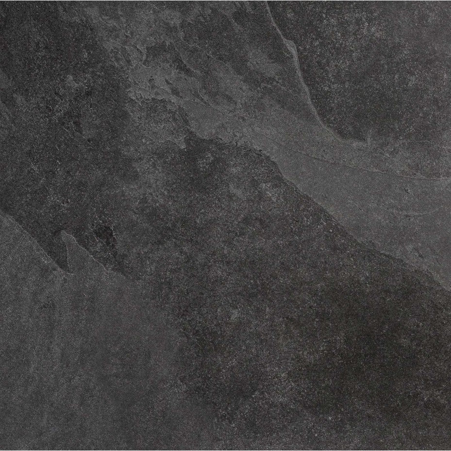 Gresie interior portelanata rectificata antracit 60x60 cm, Marazzi Mystone Ardesia Antracite