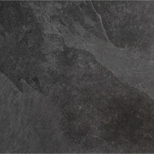 Gresie interior portelanata rectificata antracit 60x60 cm, Marazzi Mystone Ardesia Antracite