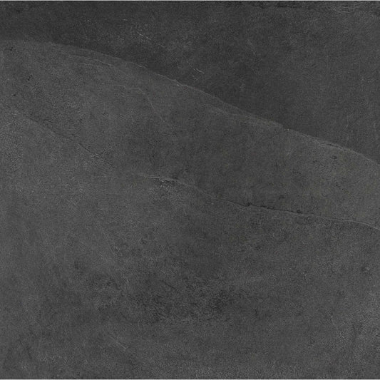 Gresie interior portelanata rectificata antracit 75x75 cm, Marazzi Mystone Ardesia Antracite