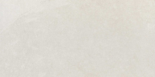 Gresie interior portelanata rectificata alba 30x60 cm, Marazzi Mystone Ardesia Bianco
