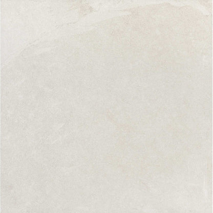 Gresie interior portelanata rectificata alba 60x60 cm, Marazzi Mystone Ardesia Bianco