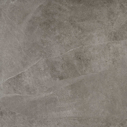 Gresie interior portelanata rectificata gri 75x75 cm, Marazzi Mystone Ardesia Cenere