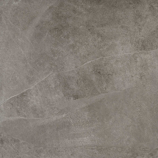 Gresie interior portelanata rectificata gri 75x75 cm, Marazzi Mystone Ardesia Cenere