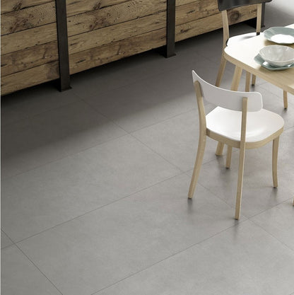 Gresie interior portelanata rectificata gri 30x60 cm, Marazzi Block Grey