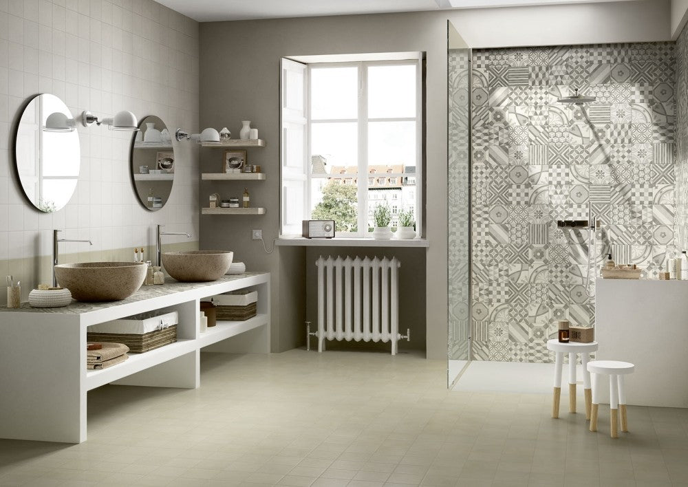 Gresie interior portelanata rectificata bej 30x60 cm, Marazzi Block Beige