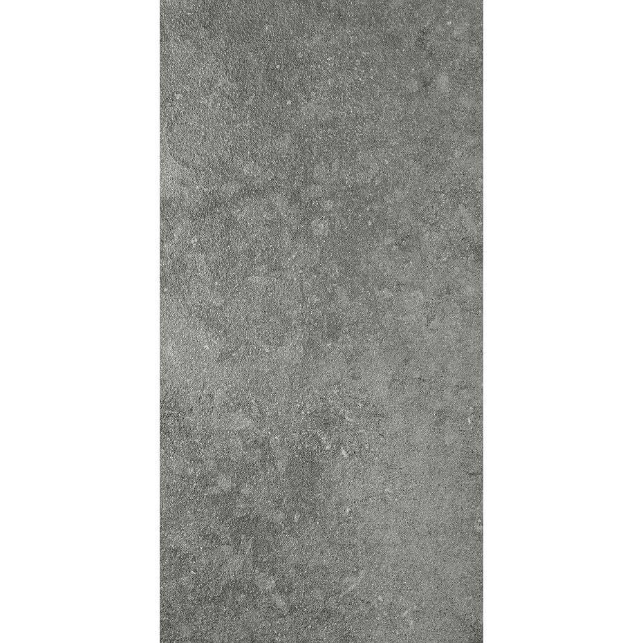 Gresie exterior portelanata rectificata gri 60x120 cm, Marazzi Mystone Bluestone Grigio Strutturato