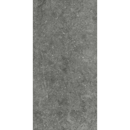 Gresie interior portelanata rectificata gri 60x120 cm, Marazzi Mystone Bluestone Piombo