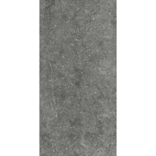 Gresie interior portelanata rectificata gri 60x120 cm, Marazzi Mystone Bluestone Piombo