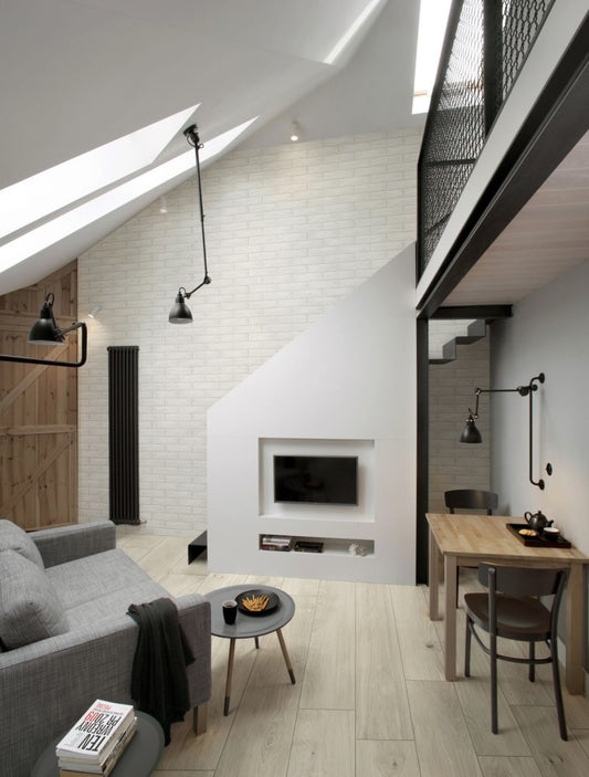 Gresie interior alba 7x28 cm, Marazzi Bricco Bianco