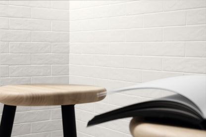 Gresie interior alba 7x28 cm, Marazzi Bricco Bianco