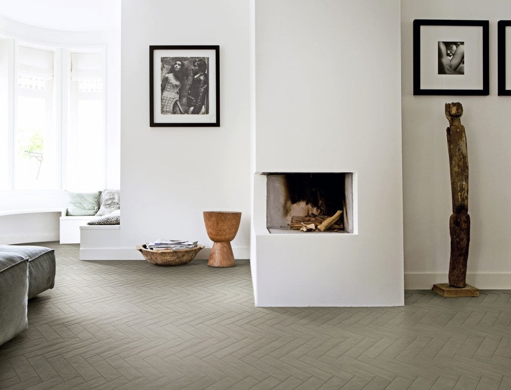 Gresie interior gri 7x28 cm, Marazzi Bricco Fango