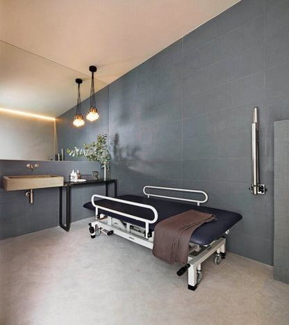 Faianta baie / bucatarie albastra 25x76 cm, Marazzi Chalk Avio Struttura Fiber 3D