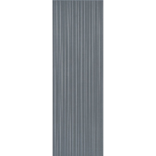 Faianta baie / bucatarie albastra 25x76 cm, Marazzi Chalk Avio Struttura Fiber 3D
