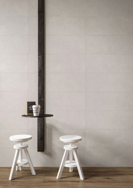 Faianta baie / bucatarie alba 25x76 cm, Marazzi Chalk Butter