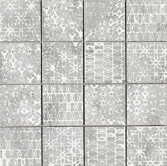 Mozaic 30x30 cm, Marazzi Chalk Butter/Smoke/Grey Texture