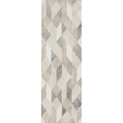 Decor interior bej/gri 25x76 cm, Marazzi Chalk Sand/Grey/Smoke Origami