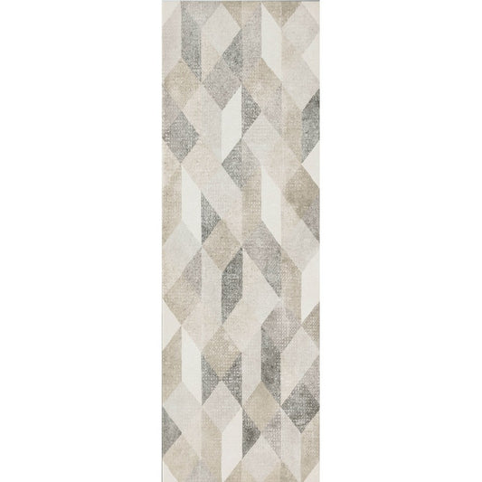 Decor interior bej/gri 25x76 cm, Marazzi Chalk Sand/Grey/Smoke Origami
