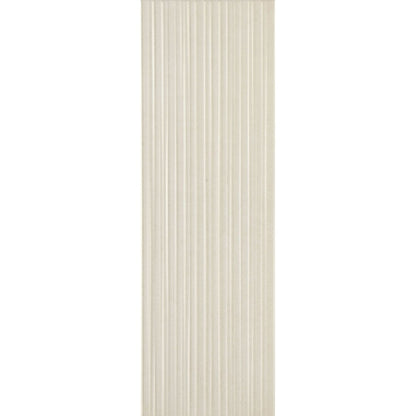 Faianta baie / bucatarie bej 25x76 cm, Marazzi Chalk Sand Struttura Fiber 3D