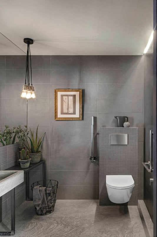 Faianta baie / bucatarie gri 25x76 cm, Marazzi Chalk Smoke