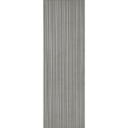 Faianta baie / bucatarie gri 25x76 cm, Marazzi Chalk Smoke Struttura Fiber 3D