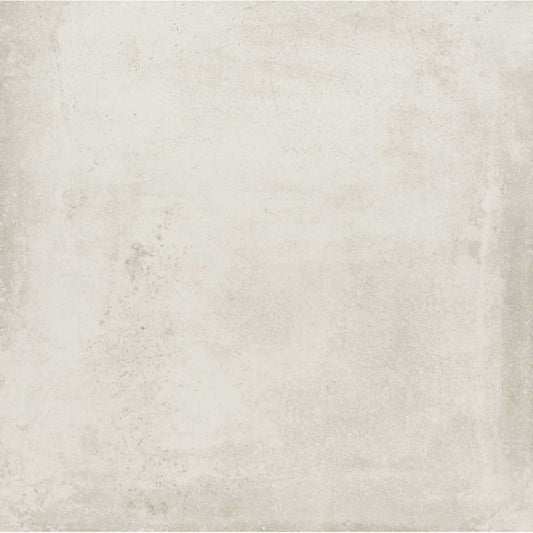 Gresie interior portelanata rectificata alba 60x60 cm, Marazzi Clays Cotton