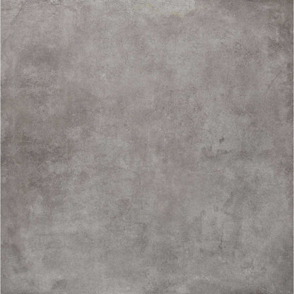 Gresie interior portelanata rectificata gri 75x75 cm, Marazzi Clays Lava