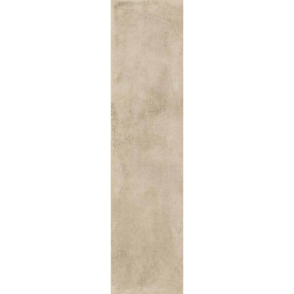 Gresie interior portelanata rectificata bej 30x120 cm, Marazzi Clays Sand