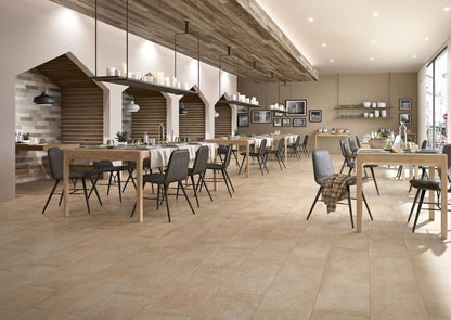 Gresie interior portelanata rectificata bej 60x60 cm, Marazzi Clays Sand