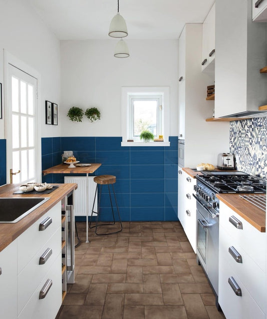 Faianta baie / bucatarie albastra 20x50 cm, Marazzi Cloud Shappire