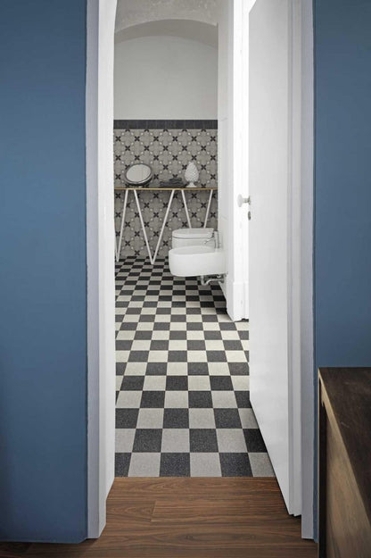Gresie exterior / interior portelanata neagra 20x20 cm, Marazzi D_Segni Scaglie Black