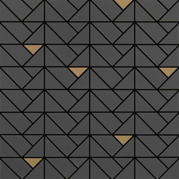 Mozaic 40x40 cm, Marazzi Eclettica Anthracite Bronze