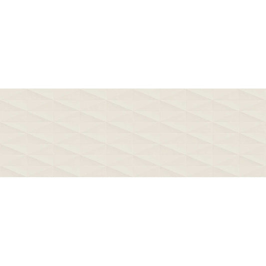 Faianta baie / bucatarie rectificata crem 40x120 cm, Marazzi Eclettica Cream Struttura Diamond 3D