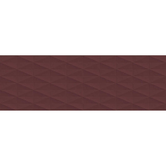 Faianta baie / bucatarie rectificata mov 40x120 cm, Marazzi Eclettica Purple Struttura Diamond 3D