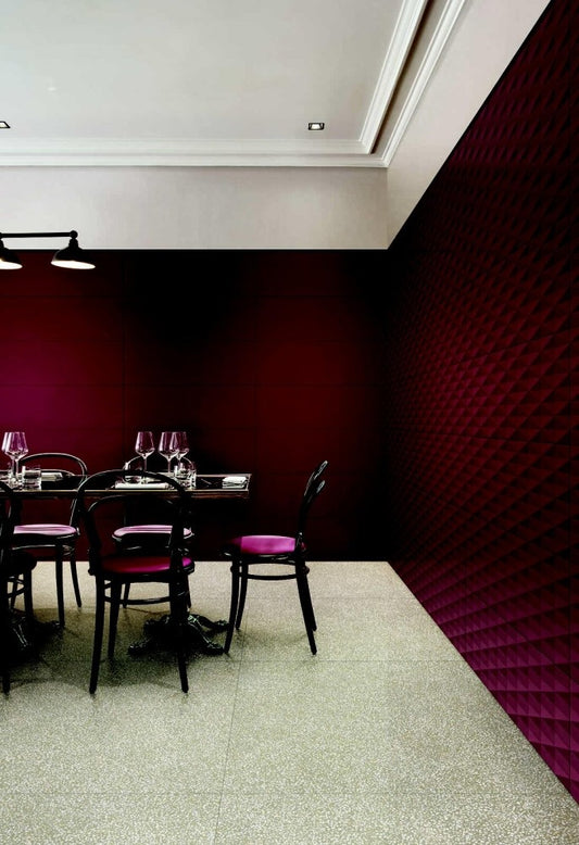 Faianta baie / bucatarie rectificata mov 40x120 cm, Marazzi Eclettica Purple Struttura Diamond 3D