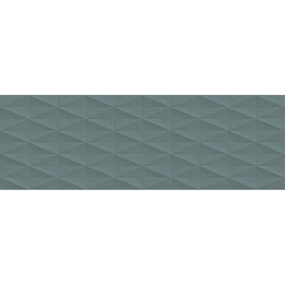 Faianta baie / bucatarie rectificata verde 40x120 cm, Marazzi Eclettica Sage Struttura Diamond 3D