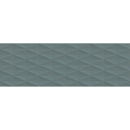 Faianta baie / bucatarie rectificata verde 40x120 cm, Marazzi Eclettica Sage Struttura Diamond 3D