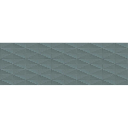 Faianta baie / bucatarie rectificata verde 40x120 cm, Marazzi Eclettica Sage Struttura Diamond 3D