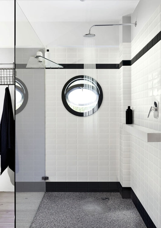 Faianta baie / bucatarie alba lucioasa 7.5x15 cm, Marazzi Hello Lux White
