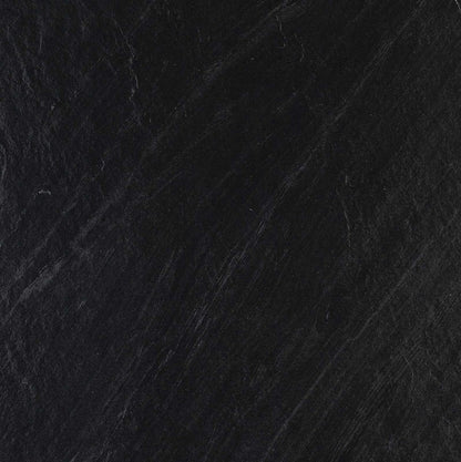 Gresie exterior neagra 60x60 cm, Marazzi Mystone Lavagna Nero Strutturato